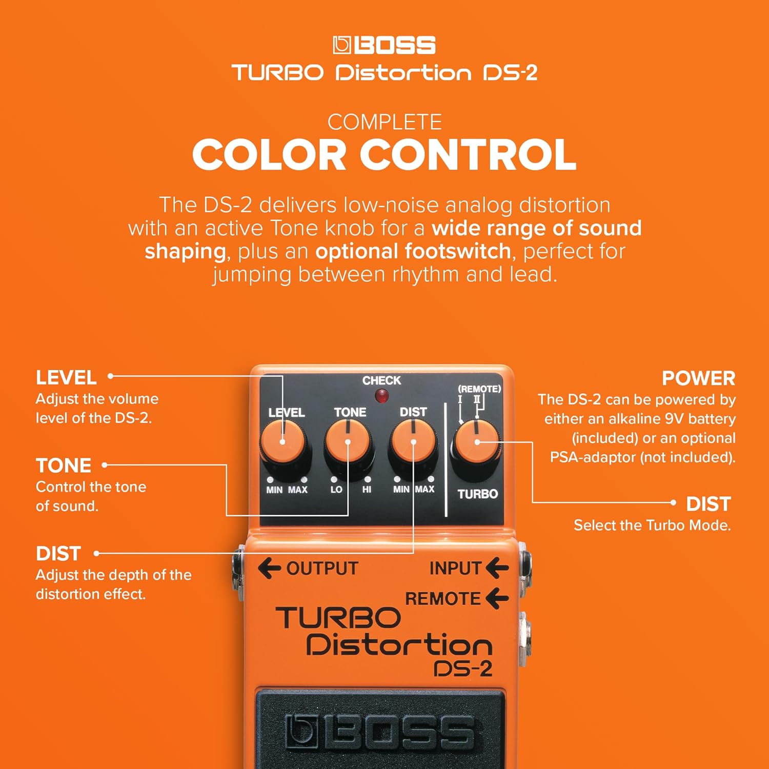 BOSS DS-2 Turbo Distortion, Multi