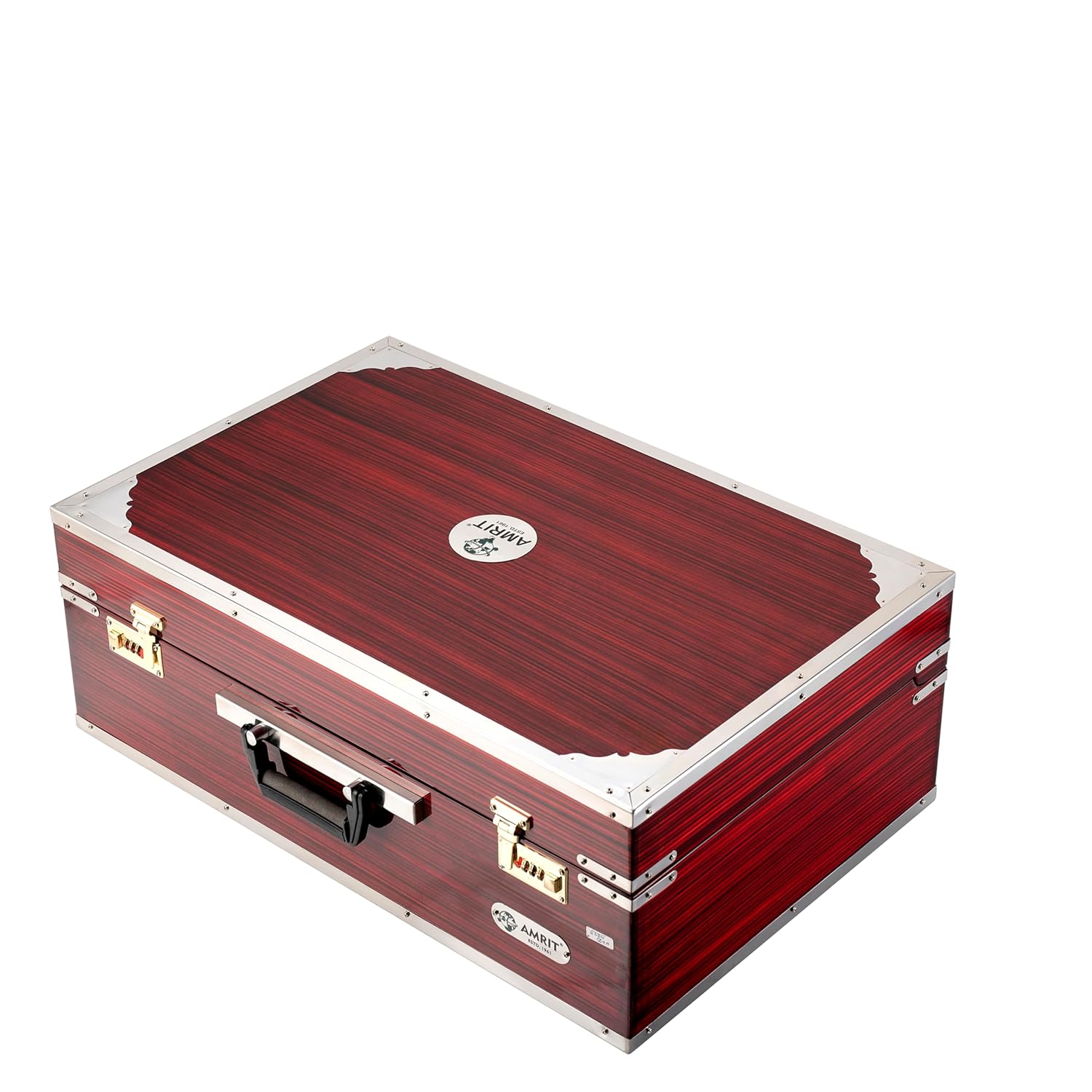 Harmonium 9-Stopper Folding Portable,42 Keys with Right Coupler, Dual Reeds (Bass & Male)