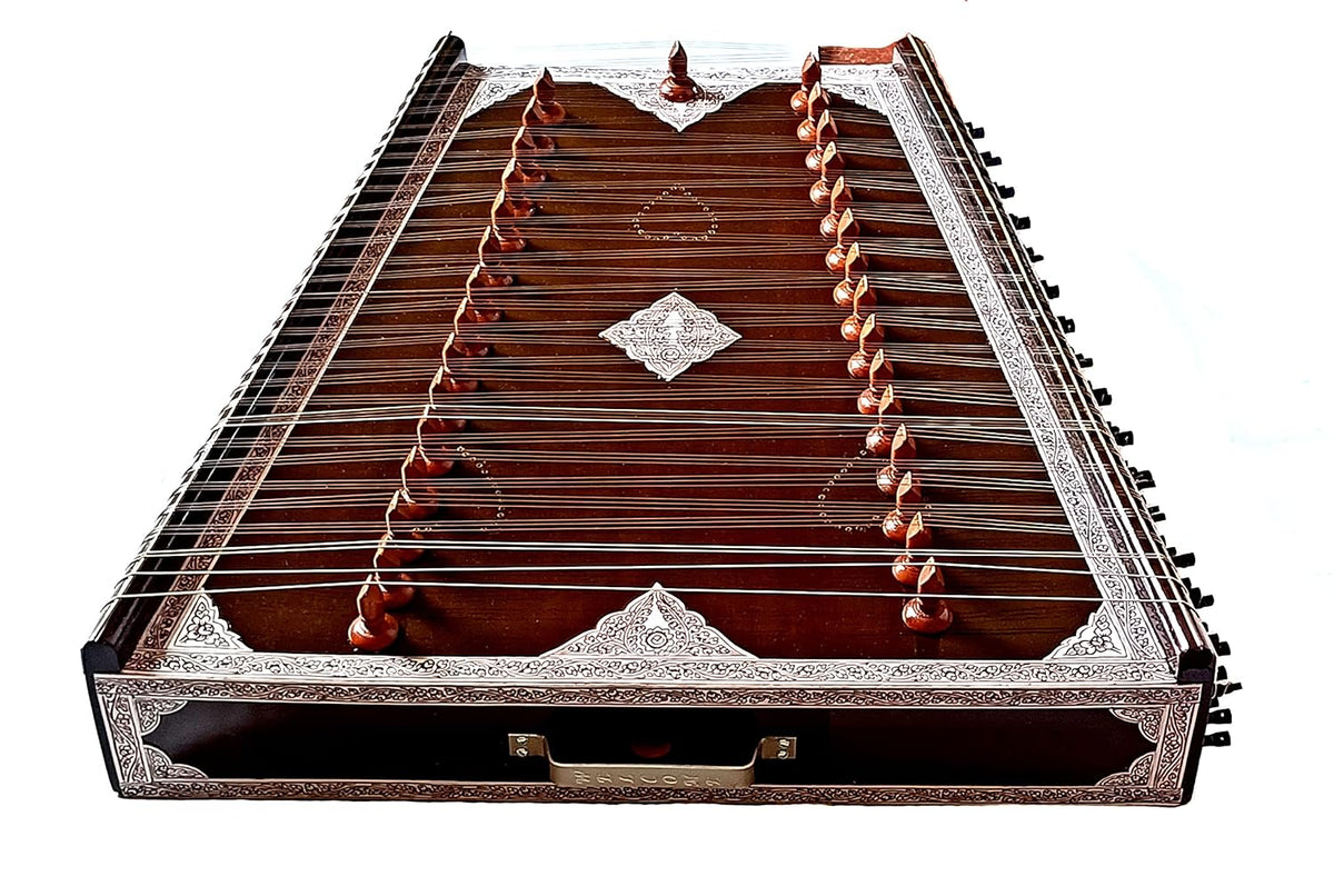 Santoor Professional Santur Tune Wood, 93 String