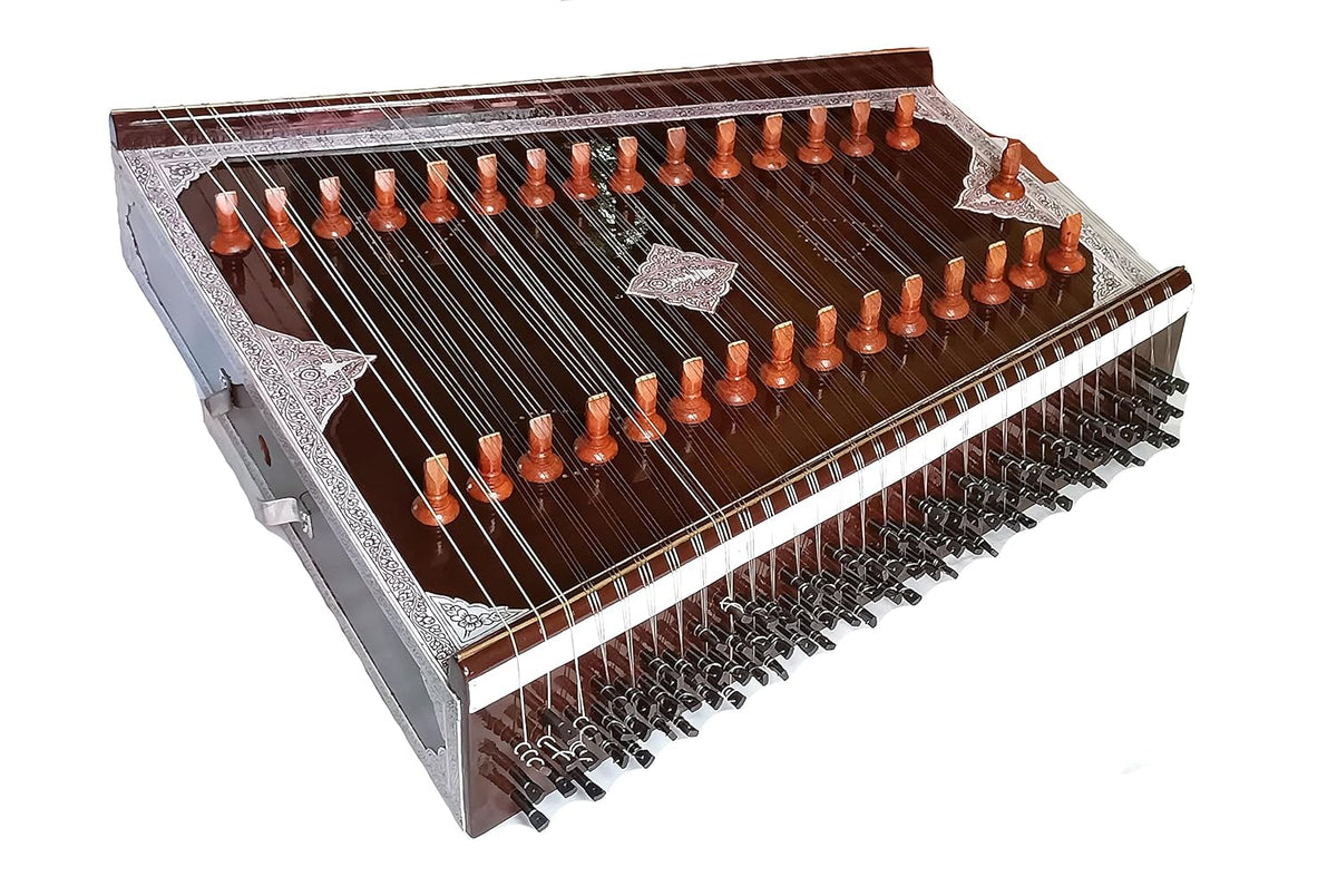 Santoor Professional Santur Tune Wood, 93 String
