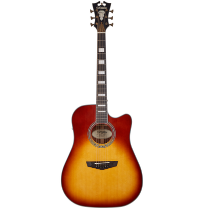 D'Angelico Premier Bowery Iced Tea Burst DAPD500ITBAPS