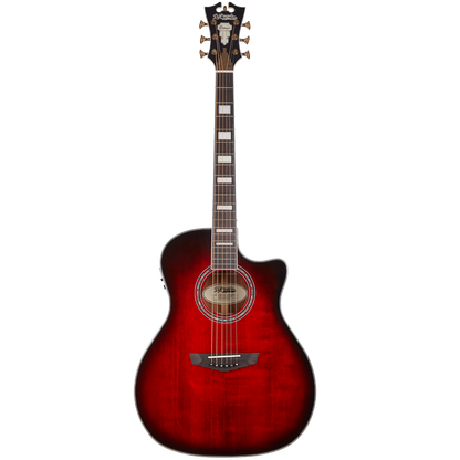 D'Angelico Premier Gramercy Trans Black Cherry Burst DAPG200TBCBAPS