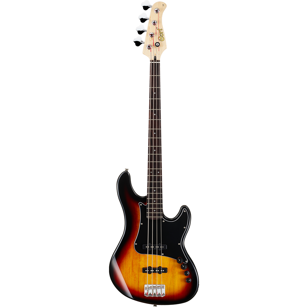 Cort GB Series GB34JJ 3-Tone Sunburst Bass Guitar