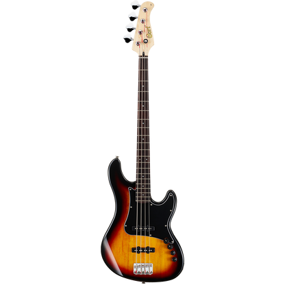 Cort GB Series GB34JJ 3-Tone Sunburst Bass Guitar