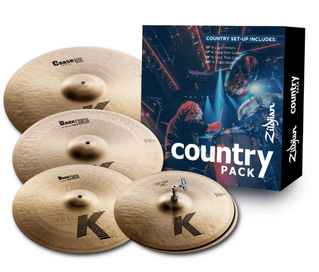 Zildjian K0801C K Zildjian Country Cymbal Pack