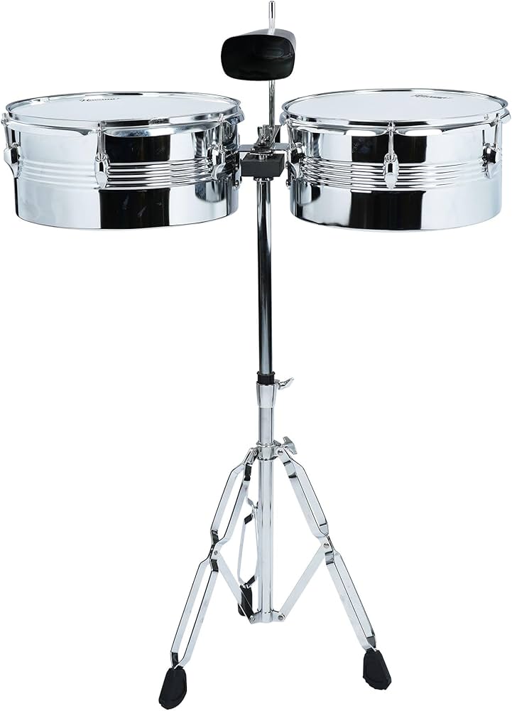 SPL TB-1314 Timbale with Stand and Cowbell