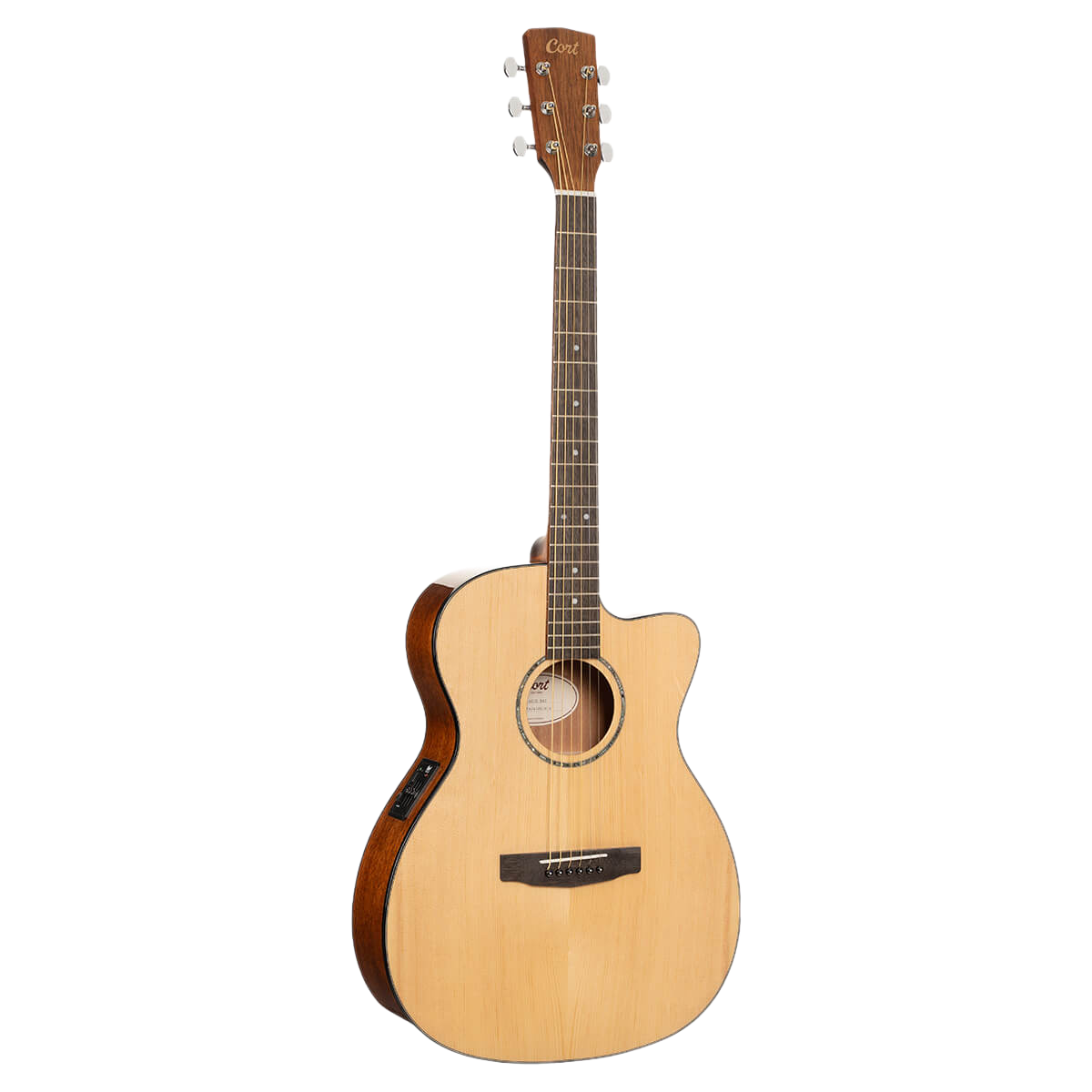 Cort L60CE-NAT Semi Acoustic Guitar Luce Series W/Cutaway Electronics