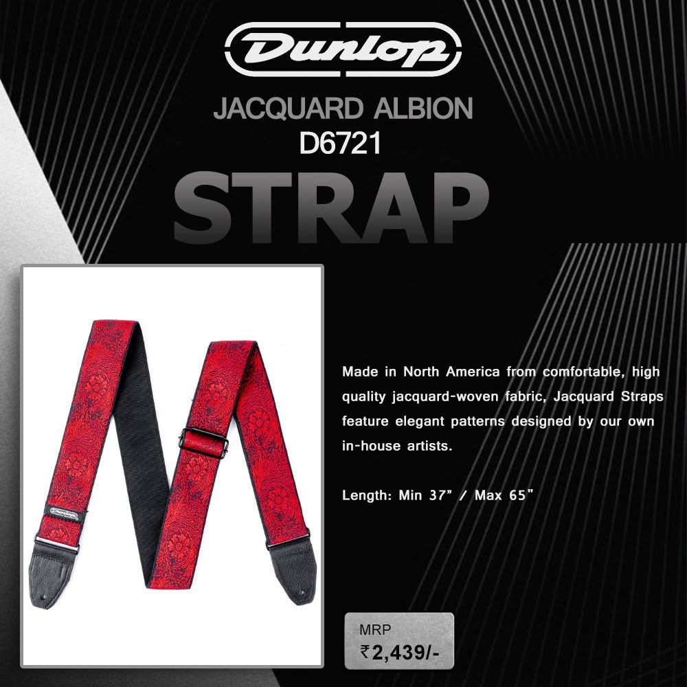Jim Dunlop Jacquard Albion Guitar Strap (D6721)
