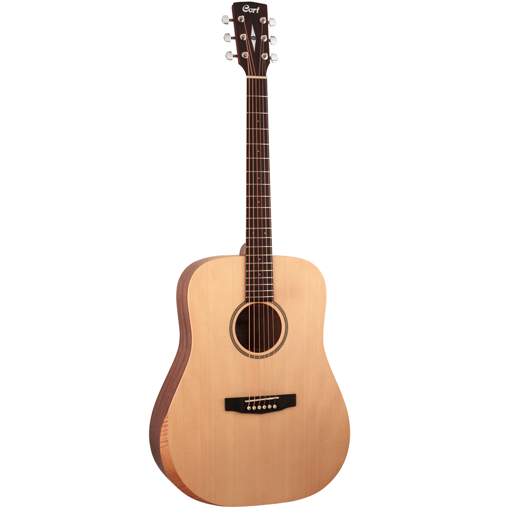 Cort Earth Bevel Cut OP Semi Acoustic Guitar W/Bag