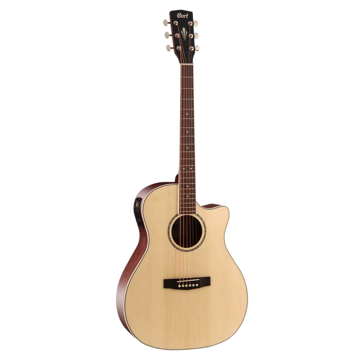 Cort GA-MEDX OP Acoustic Guitar W/Cutaway Electronics W/Bag
