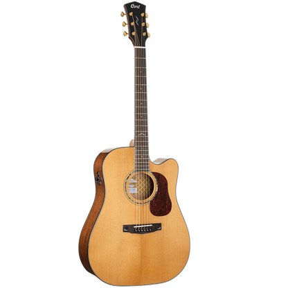 Cort GOLD DC6 Natural Semi Acoustic Guitar W/Cutaway Electronics