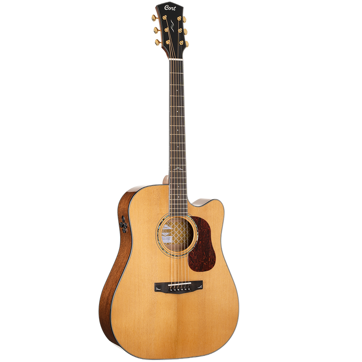 Cort GOLD DC6 Natural Semi Acoustic Guitar W/Cutaway Electronics