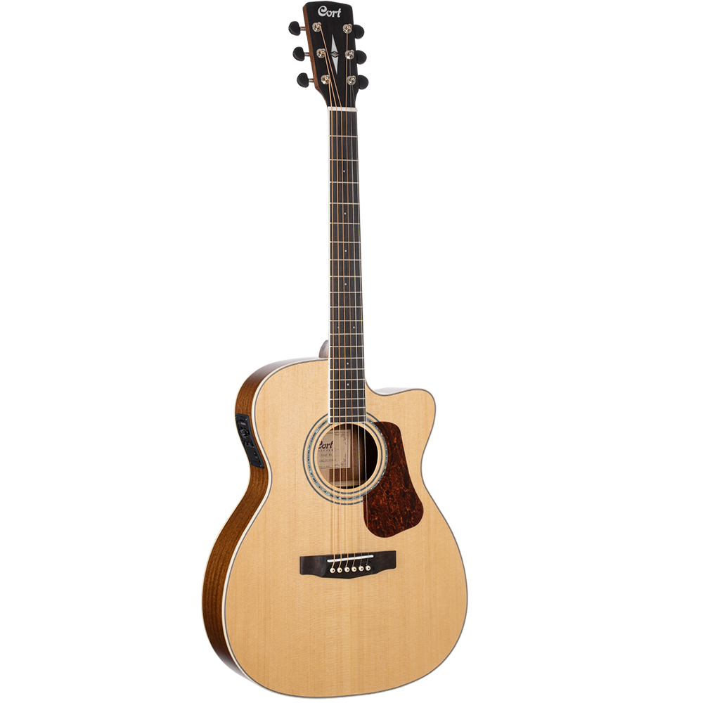 Cort L710F Natural Satin Semi Acoustic Guitar W/Cutaway Electronics