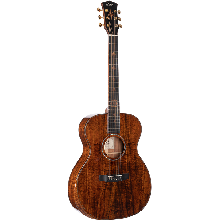 Cort OM-LE KA LTD Natural Glossy Semi Acoustic Guitar