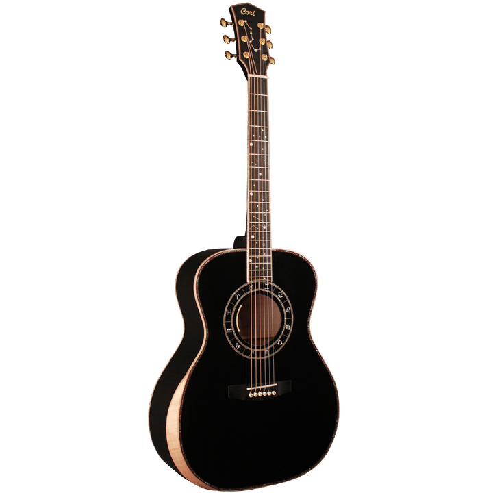 Cort Seven Star Limited Trans Black Semi Acoustic Guitar