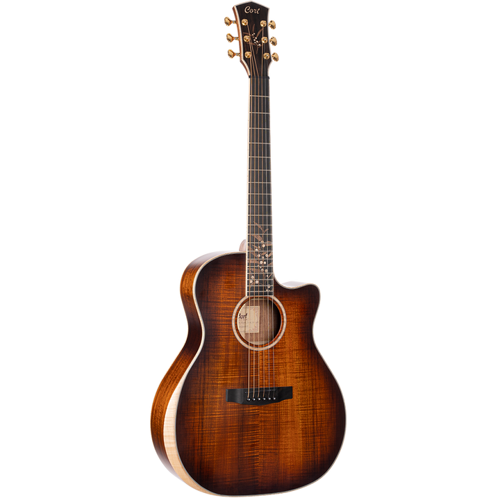 Cort The Black Tree Light Burst Satin Semi Acoustic Guitar