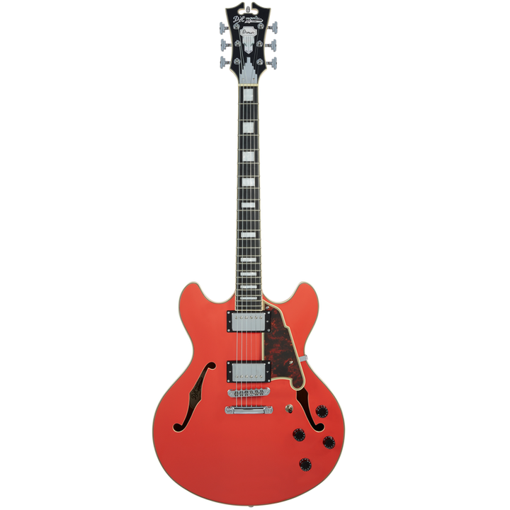 D'Angelico Premier DC Tailpiece Stop Fiesta Red DAPDCFRCSCB