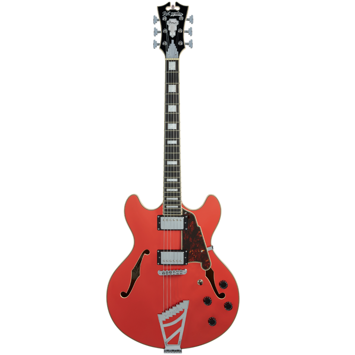 D'angelico Premier DC Tailpiece Stairstep Fiesta Red DAPDCFRCTCB