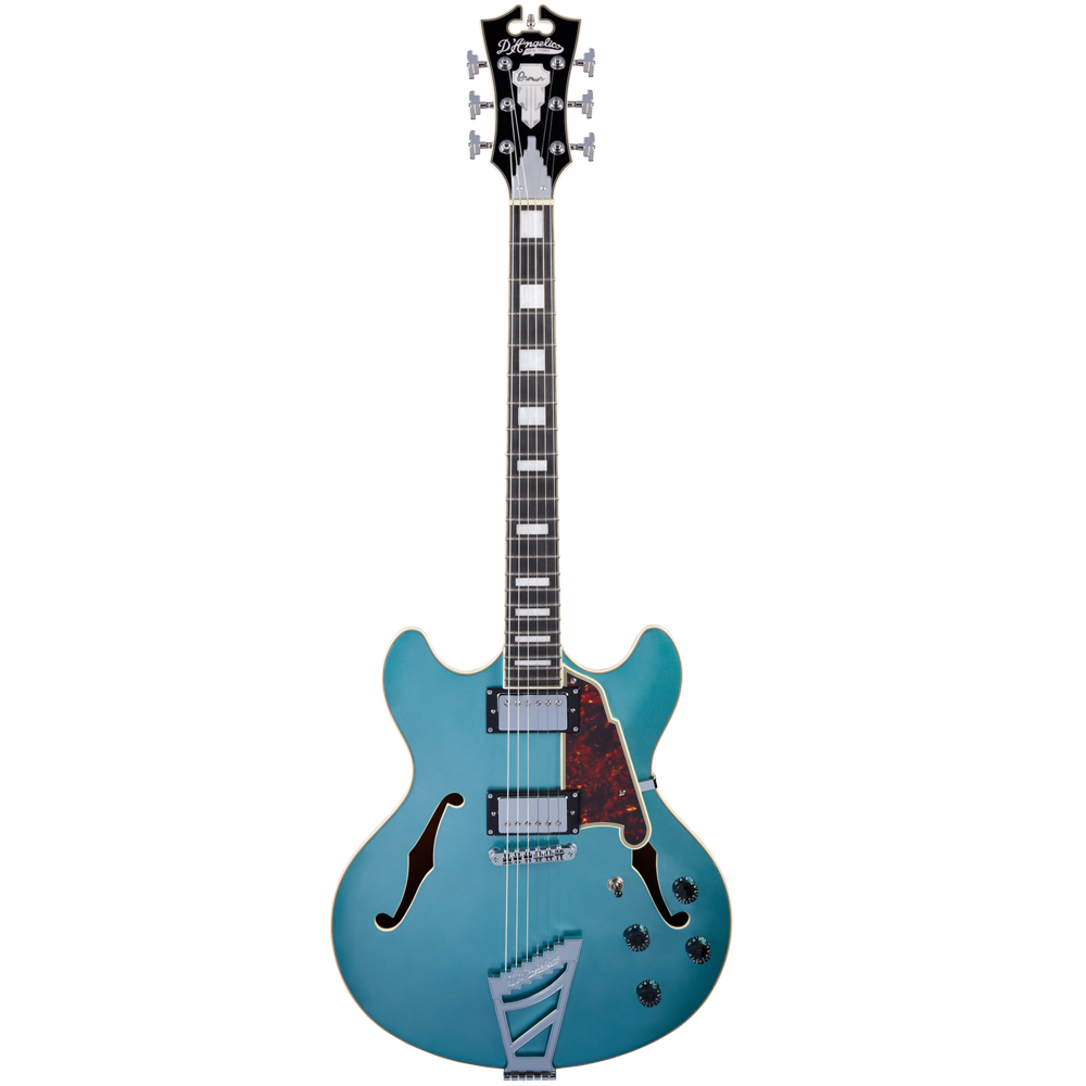 D'Angelico Premier DC Tailpiece Stairstep Ocean Turquoise DAPDCOTCTCB