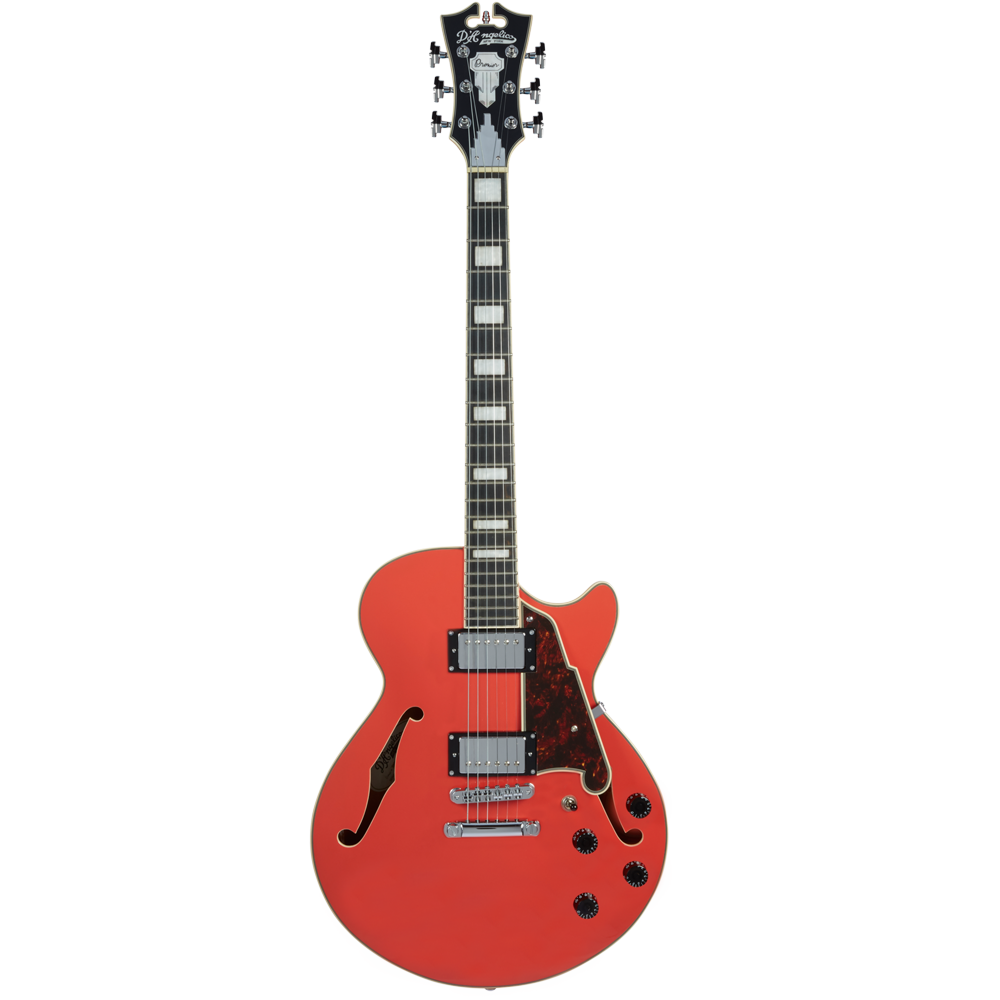 D'angelico Premier SS Stop Tailpiece Fiesta Red DAPSSFRCSCB