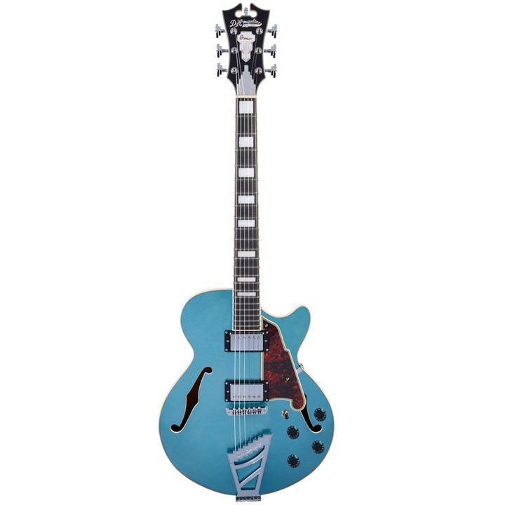 D'angelico Premier SS Stairstep Tailpiece Ocean Turquoise DAPSSOTCTCB