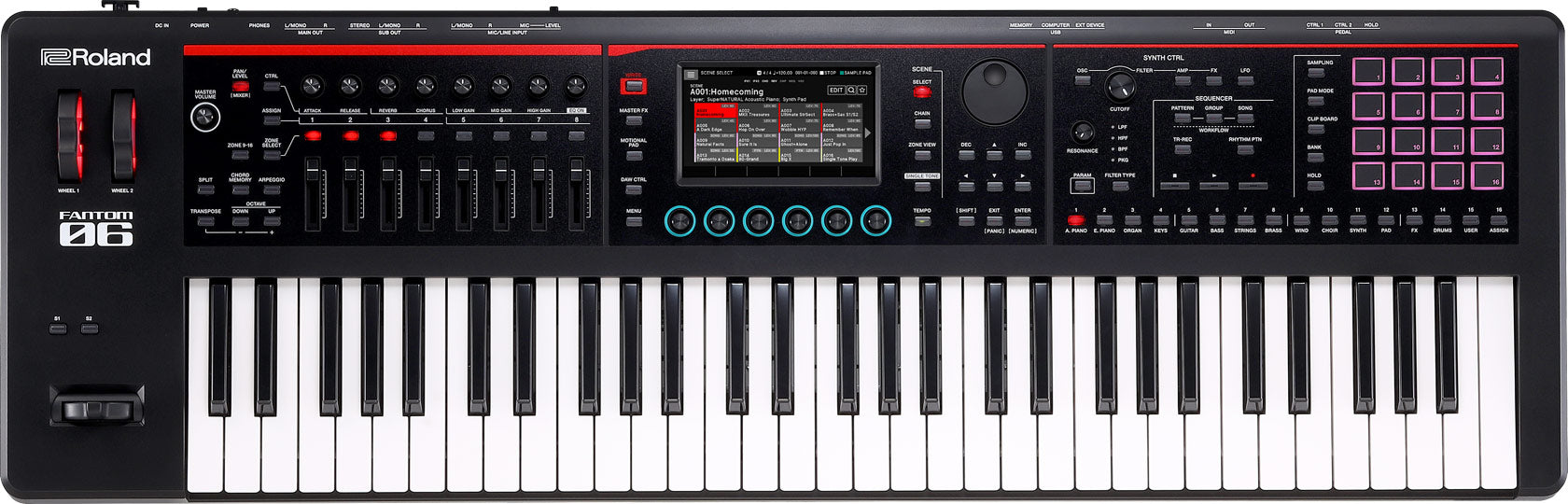 Roland Fantom-06 Workstation Keyboard