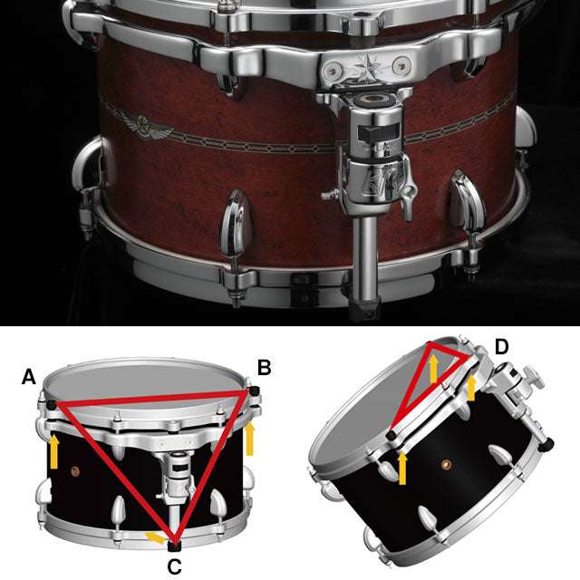 Tama Star Bubinga 22" 7pc Shell Pack TB72RZSS-SCA