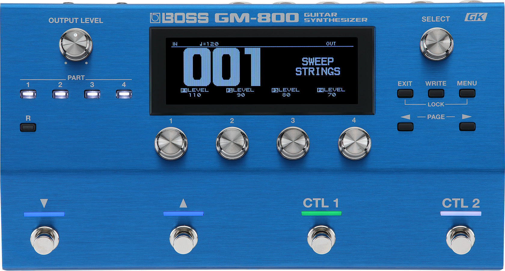 Boss GM-800 Guitar Synthesizer Pedal