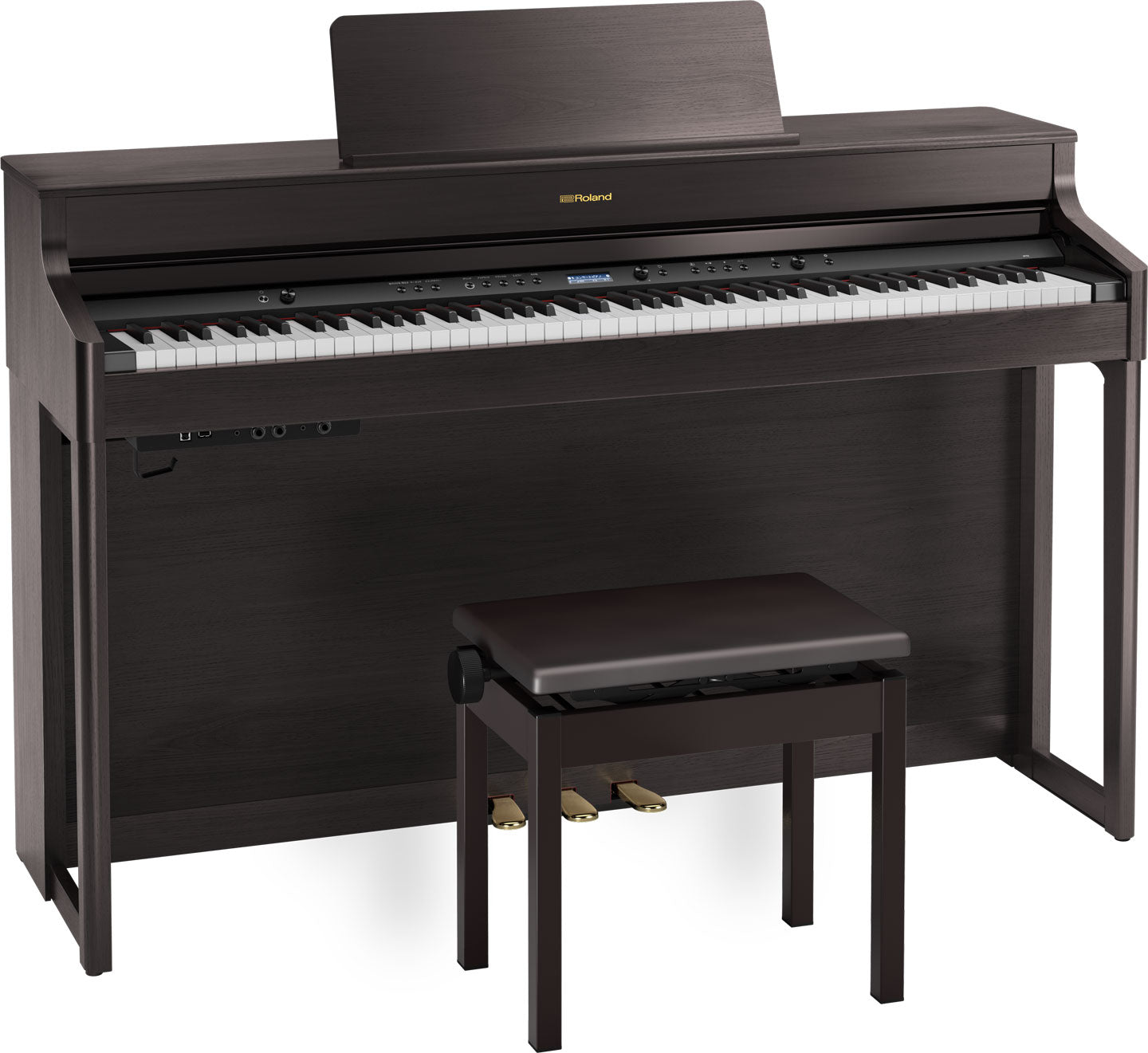 Roland Digital Piano HP-702 With Stand KSH 704 Dark Rosewood