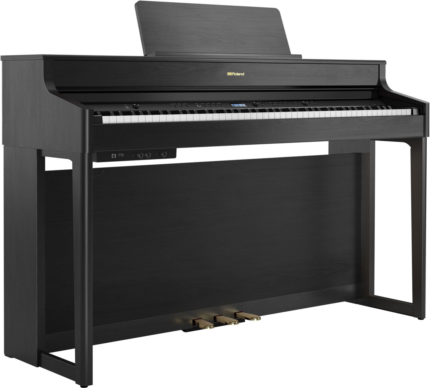 Roland Digital Piano HP-702 With Stand KSH 704 Charcoal Black