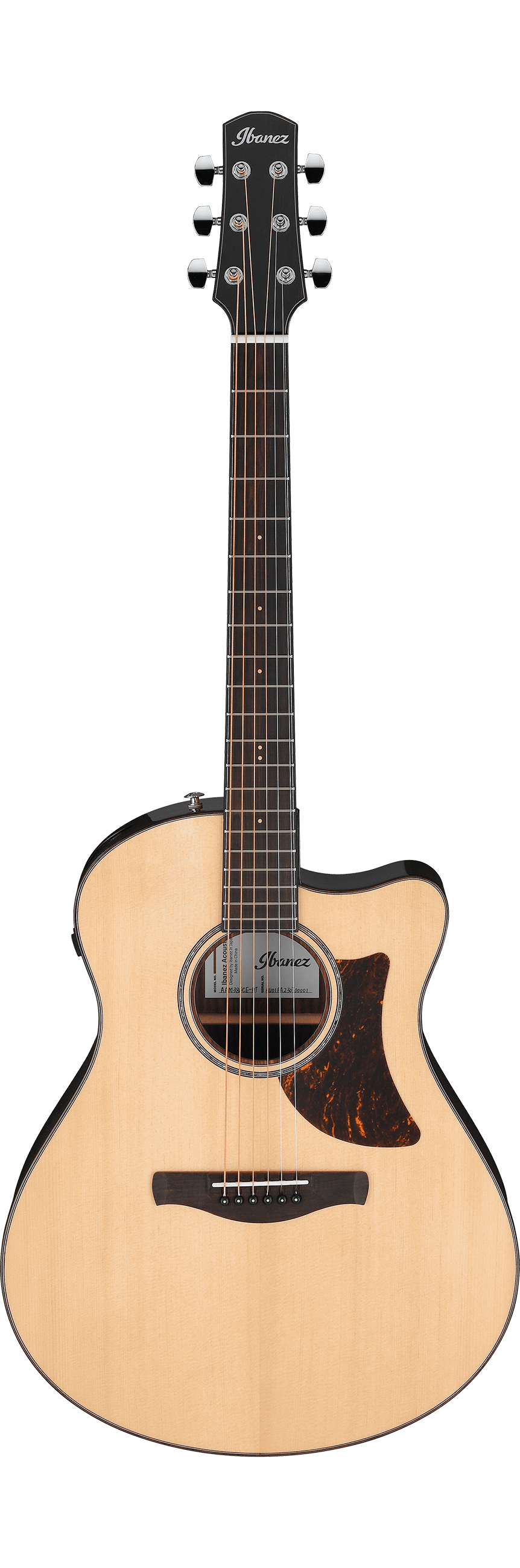 Ibanez AAM380CE-NT Semi Acoustic Guitar W/Cutaway Electronics