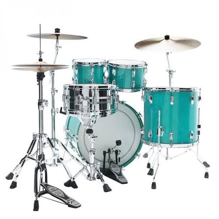 Tama Superstar Reissue 22" 4 Piece Drum Shell Set SU42RS Aqua Marine
