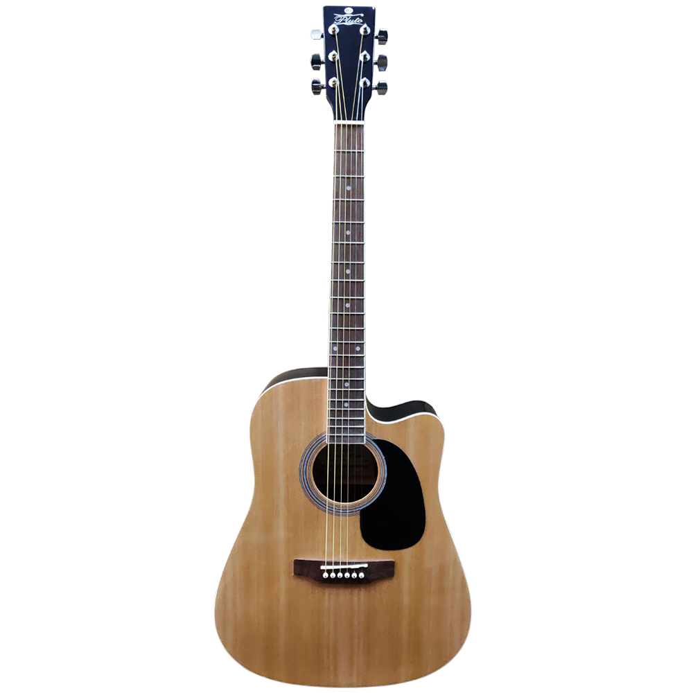 Pluto Acoustic Guitar 201 series Dreadnought Cutaway HW41C-201