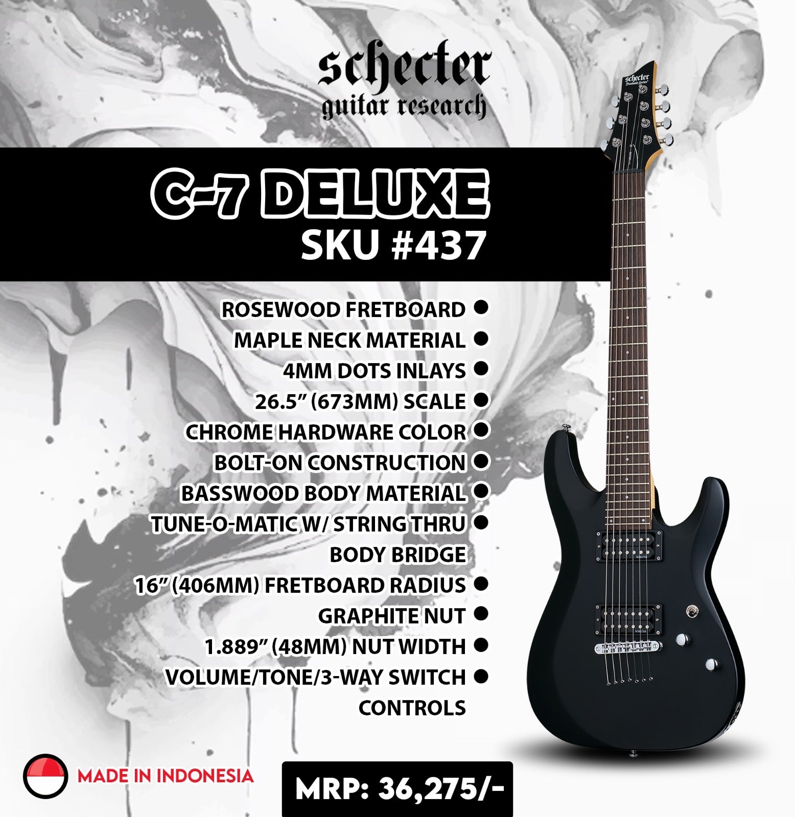 Schecter C-7 Deluxe Electric Guitar