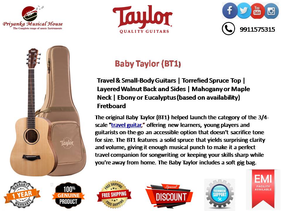 Taylor BT1 Baby Taylor Acoustic Guitar