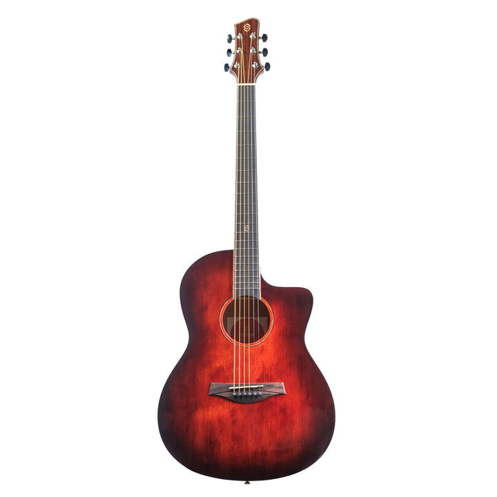 Strydom F239C 39inch Acoustic guitar Cherry red gloss
