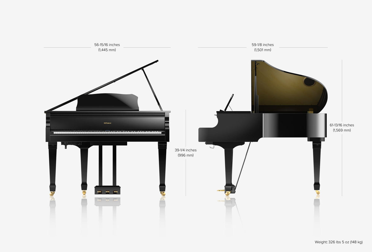 Roland GP-609 Grand Piano Polished