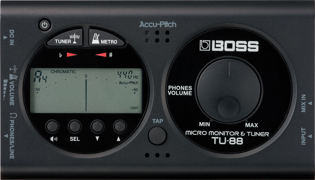 BOSS TU88 Tuner & Micro Monitor