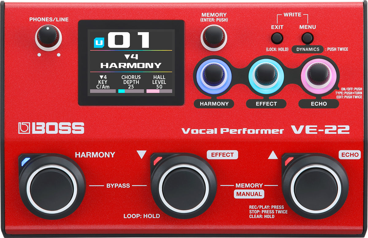Boss VE-22 Vocal Performer Effects Processor